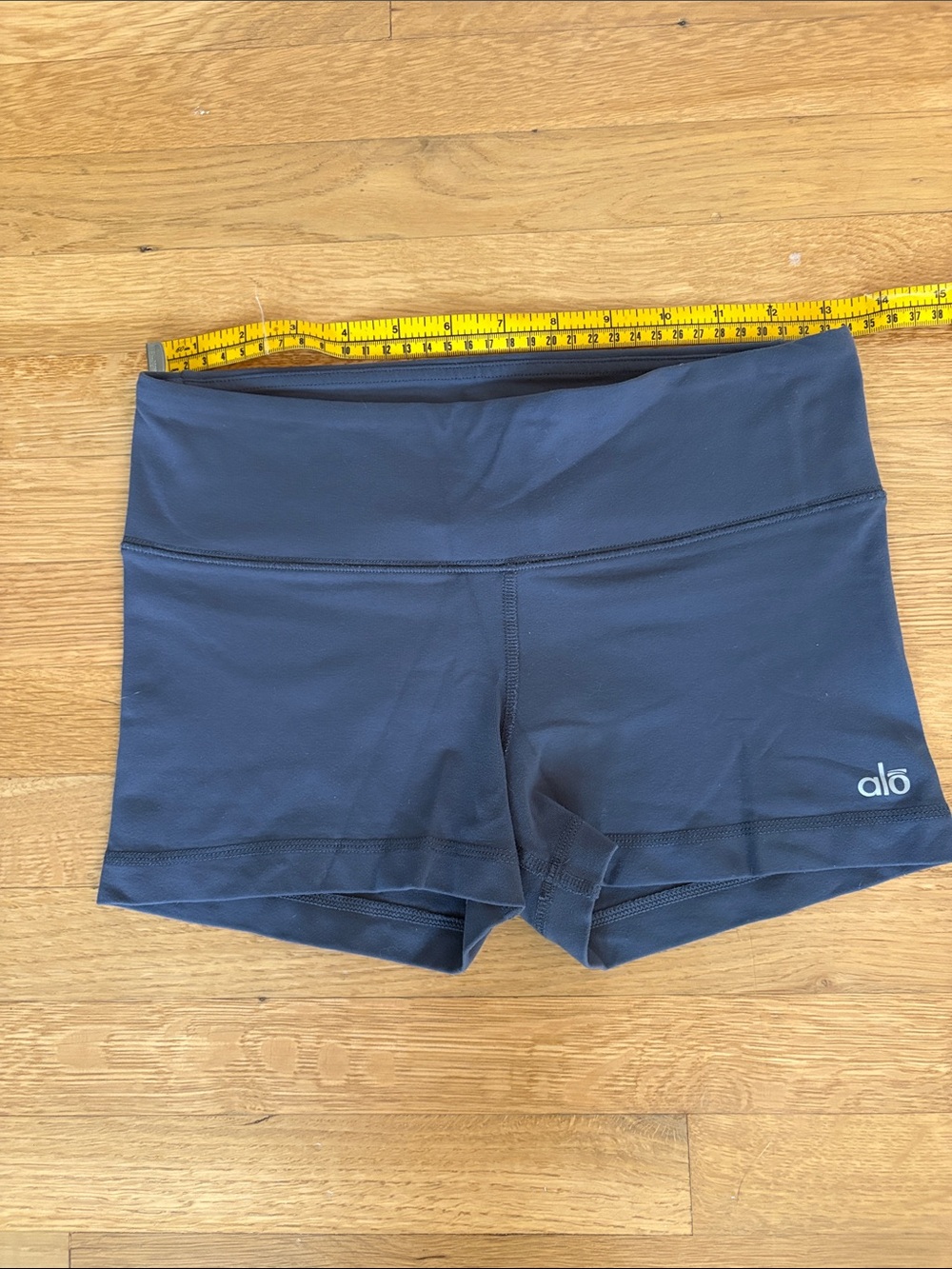 ALO Yoga Dark Charcoal High-Rise Bike Shorts